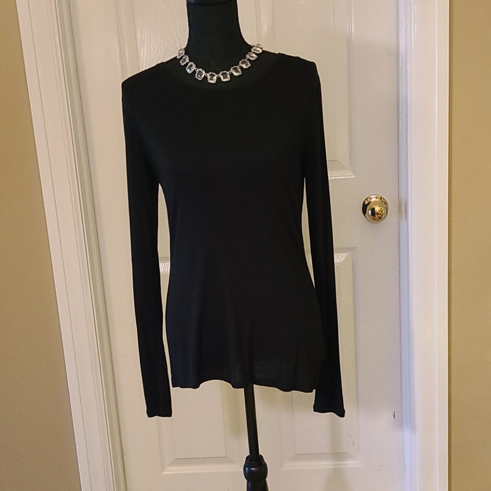 WHBM Black Tee
